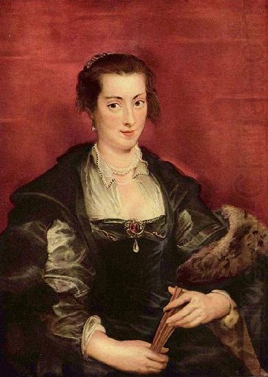 Portra der Isabella Brant, Peter Paul Rubens